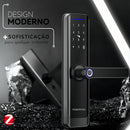 Fechadura Inteligente Digital Novadigital Zigbee Tuya Smart Life Alexa Zsl-06 Preto - Hub Zigbee Necessário
