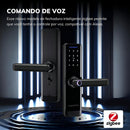 Fechadura Inteligente Digital Novadigital Zigbee Tuya Smart Life Alexa Zsl-06 Preto - Hub Zigbee Necessário