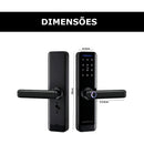 Fechadura Inteligente Digital Novadigital Zigbee Tuya Smart Life Alexa Zsl-06 Preto - Hub Zigbee Necessário